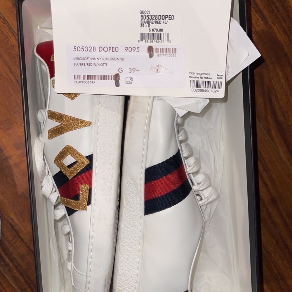 Gucci ace loved sneakers - Picture 2 of 4